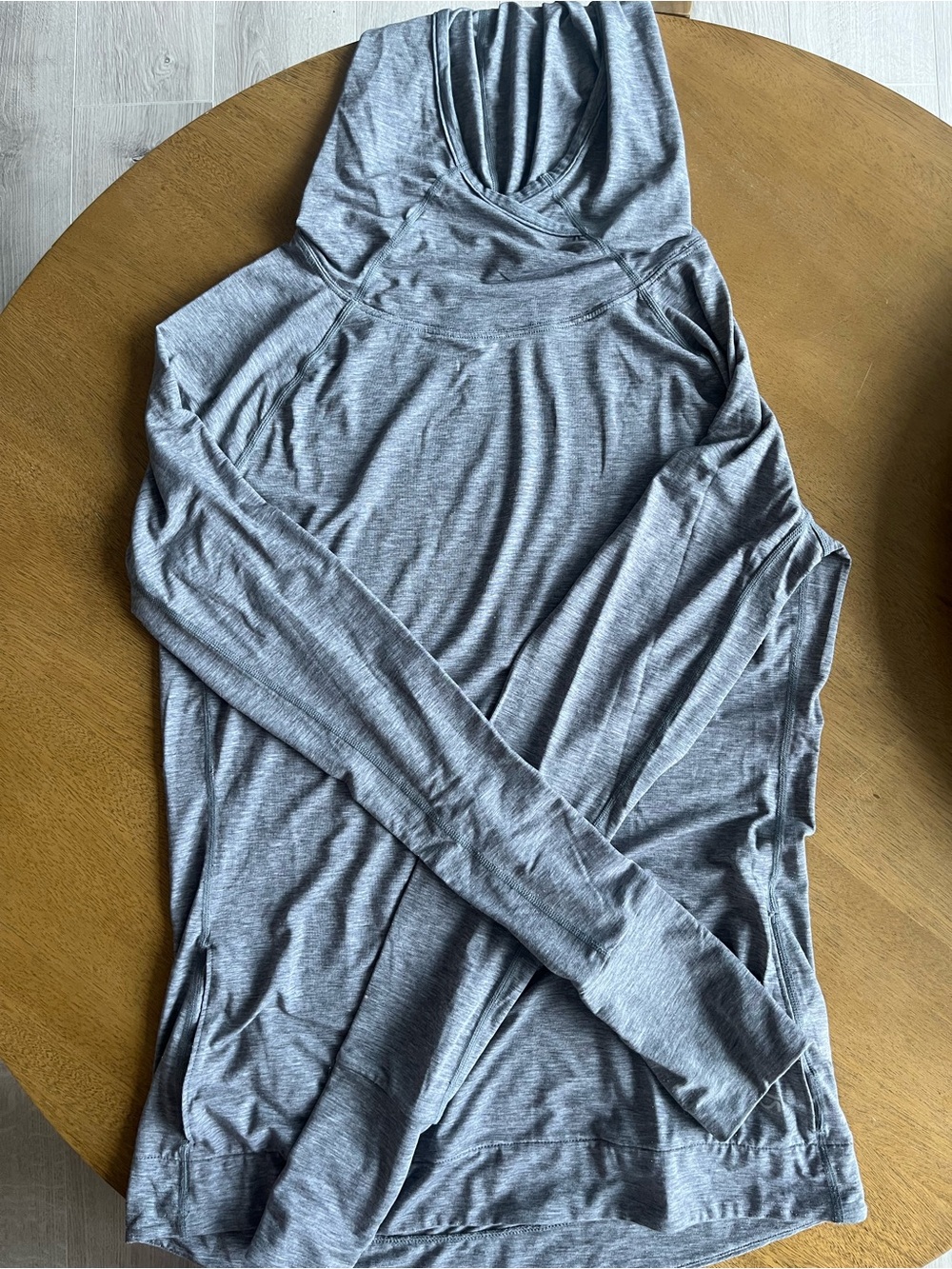 GAP Gray GapFit Breathe Hooded Top